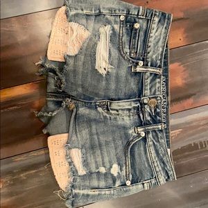Ripped American Eagle Shorts